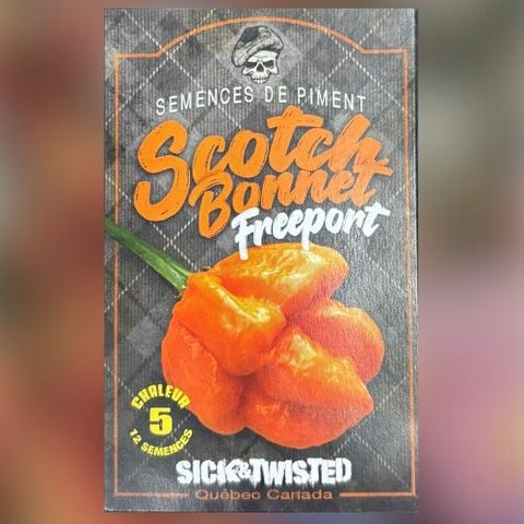 Semence de "Piment fort Scotch Bonnet Freeport"