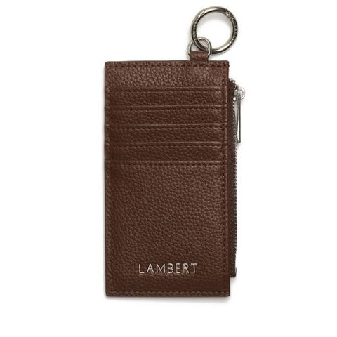 Porte-cartes Phoebe chocolat - Lambert