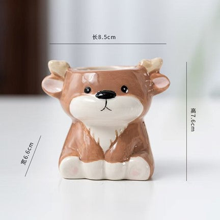Pot en forme de chien