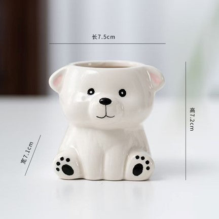 Pot en forme d'ours polaire