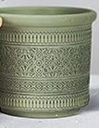 Vase décoratif vert