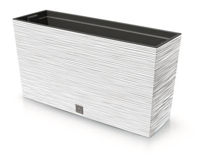 Pot rectangulaire Furu Prosperplast blanc