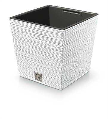 Pot carré Furu Prosperplast blanc