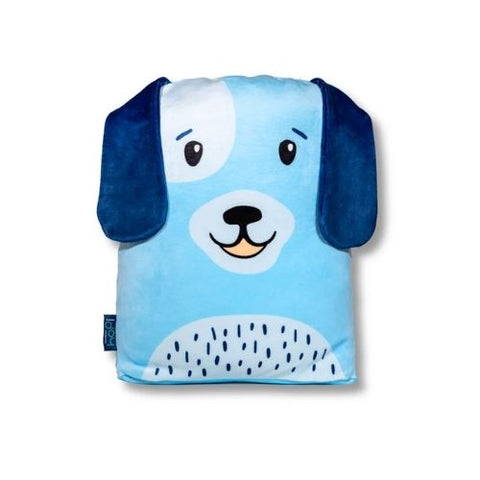 Peluche couverture chien Poupilou 3-en-1