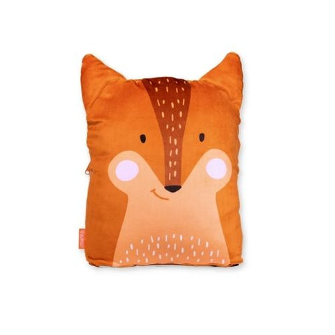 Peluche couverture renard Poupilou 3-en-1