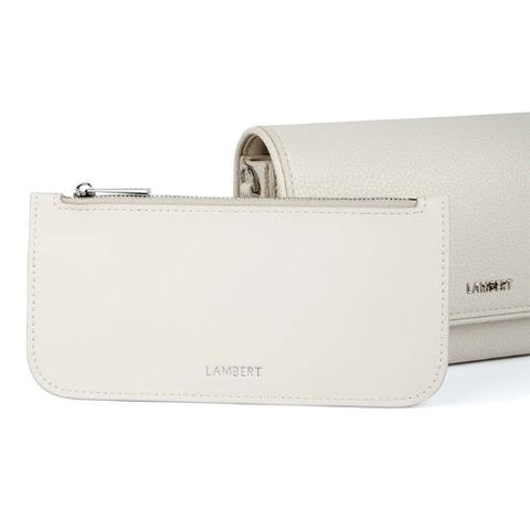 Sac à main 3-en-1 Grace en cuir vegan blanc - Lambert