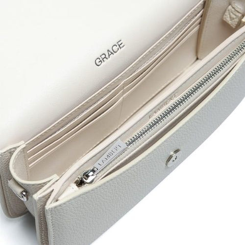 Sac à main 3-en-1 Grace en cuir vegan blanc - Lambert