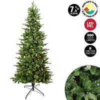 Sapin lumineux blanc chaud et multicolore