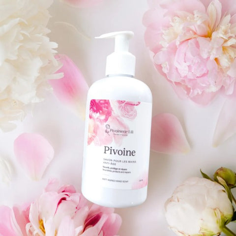 Savon pour les mains Pivoine - Pivoinerie de Lili