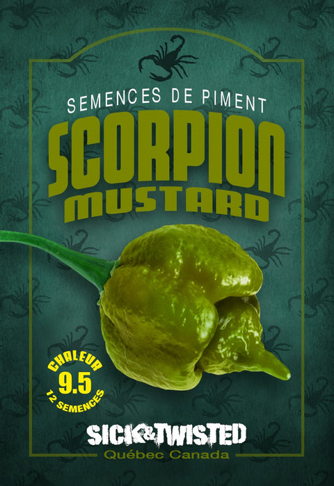 Semence de "Piment Fort Scorpion Mustard"
