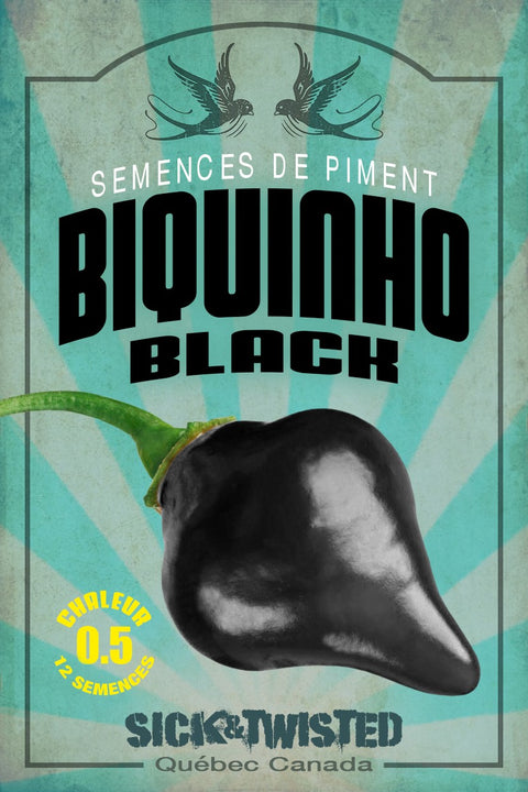 Semence de "Piment Fort Biquinho Black"