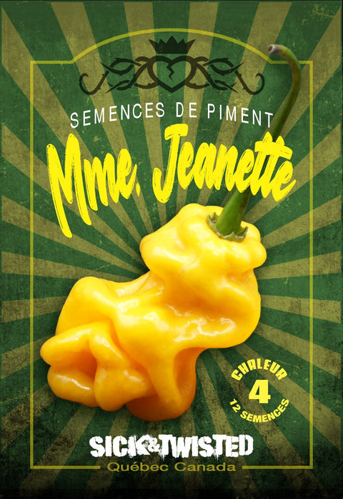 Semence de "Piment Fort Mme Jeannette"