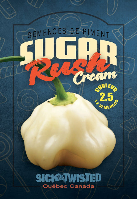 Semence de "Piment Fort Sugar Rush Cream"