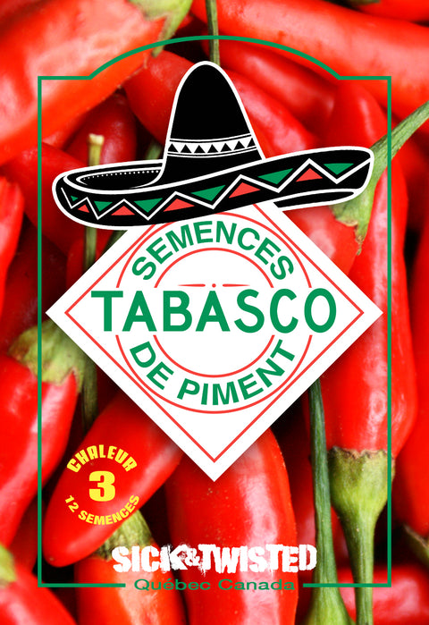 Semence de "Piment Fort Tabasco"