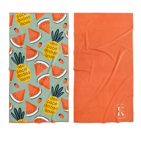 Serviette de plage en microfibre "Fruit" K5 Clothing