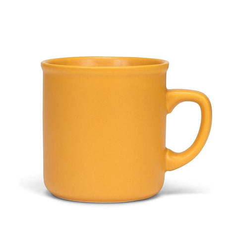 Tasse à café jaune foncé