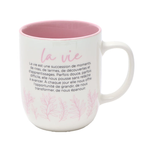 Tasse inspirante « La vie » – Collection Chantal Lacroix