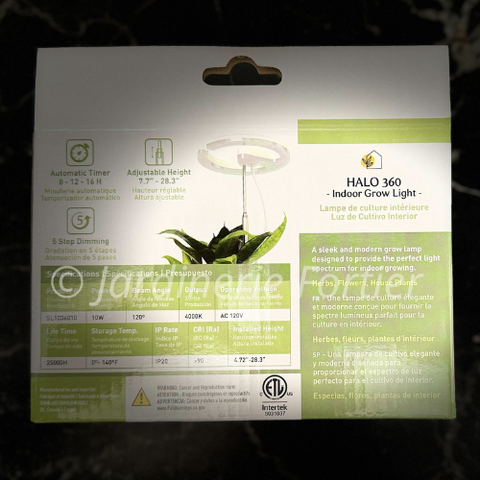 SunBlaster Halo 360 LED Grow Light