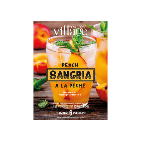 Mélange aromatisé sangria à la pêche