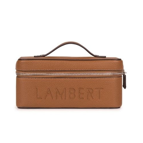 Trousse de maquillage brune Le Shelly - Lambert