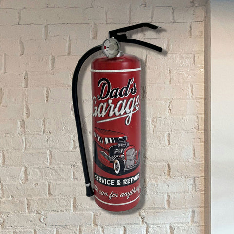 Art mural – Extincteur décoratif “Dad’s Garage”