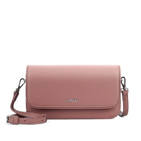 Sac à main 3-en-1 Grace en cuir vegan rose - Lambert