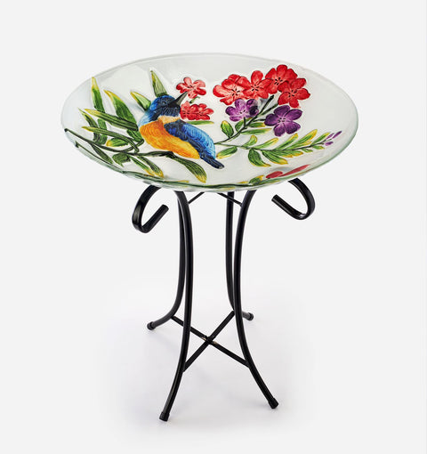Support pour bain d'oiseaux colibri