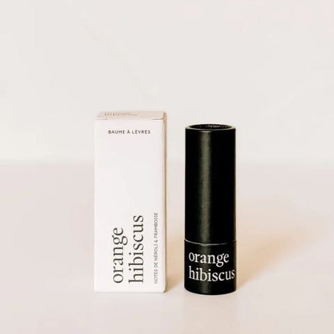 MARÉE CHANDELLE Baume à lèvres "Orange et hibiscus"