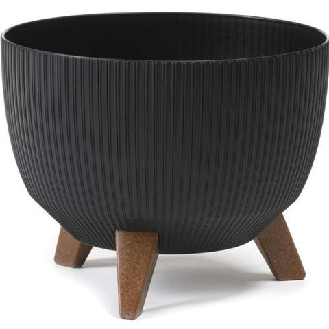 Bol décoratif Roma Jumper éco noir sur pattes