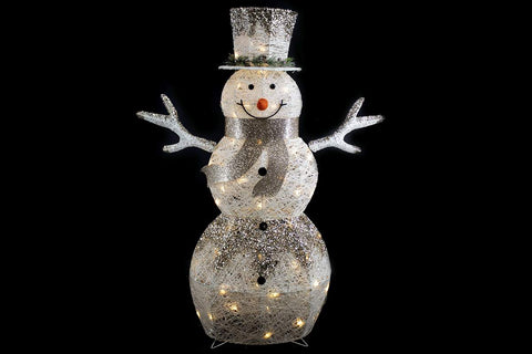 Bonhomme de neige lumineux intérieur/extérieur