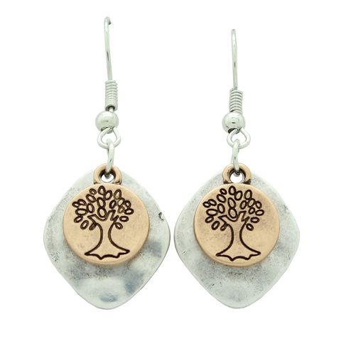 Boucles d'oreilles Arbre de vie