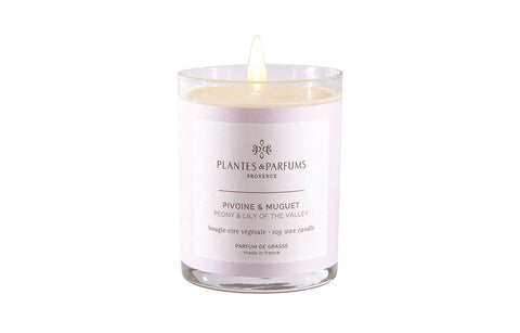 Bougie Parfumée "Pivoine et Muguet"