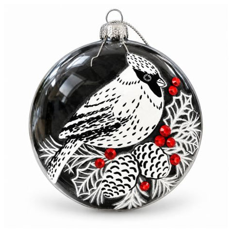 Boule de Noël avec cardinal