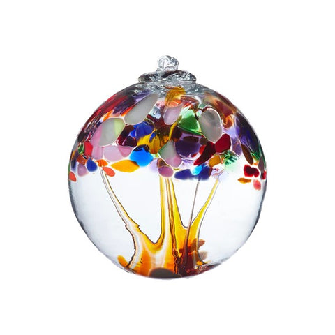 Boule en verre soufflée à arbre enchantée "Aventure"