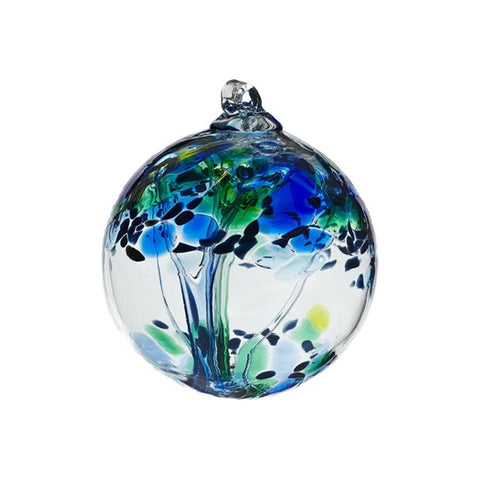 Boule en verre soufflée à arbre enchanté "Bienveillance