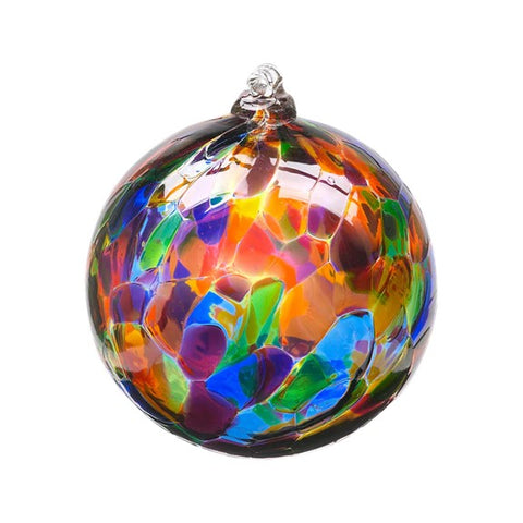 Boule en verre soufflée "Festival multi"
