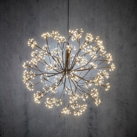 Boule de lumière blanc chaud LED