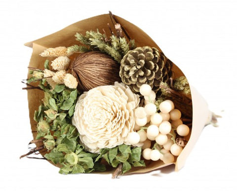 Bouquet séché « Jours d’Hiver »
