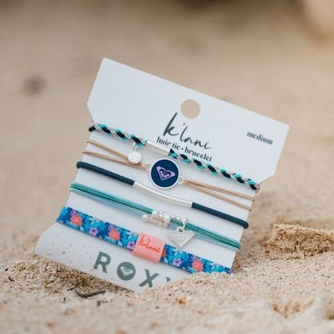 Bracelets et attaches cheveux bleu "Roxy" – KLANI