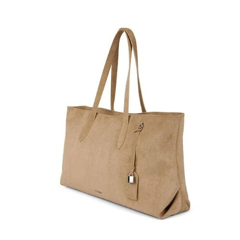 Sac Le Britney en suède beige – Lambert