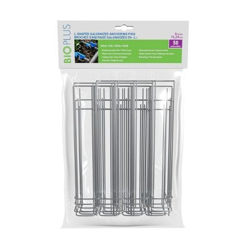 Broches d'ancrage en L-Bioplus-6pouces-50unités-agrafes