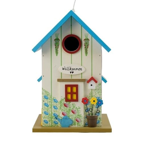 Cabane à oiseaux décorative