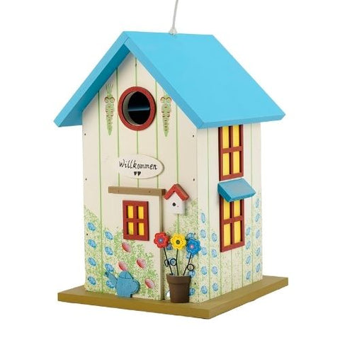 Cabane à oiseaux décorative