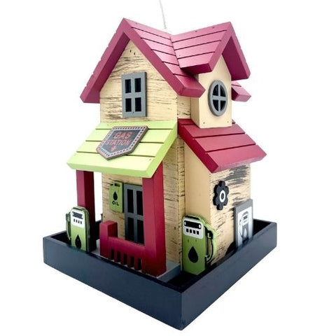 Cabane à oiseaux « Station-service »