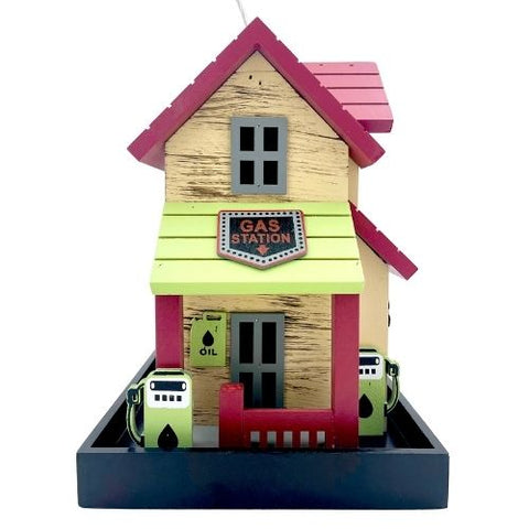 Cabane à oiseaux « Station-service »