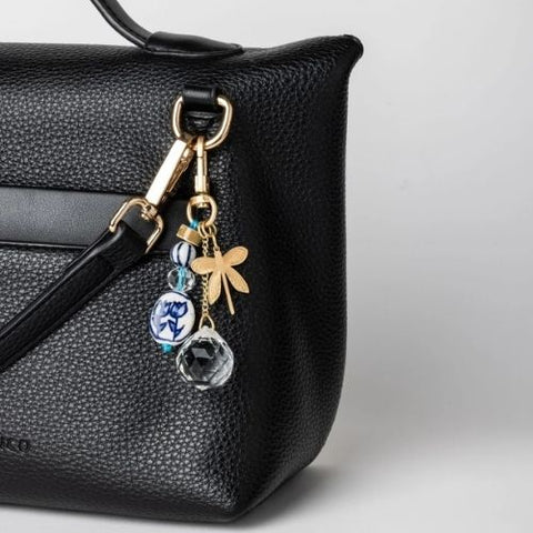 Ensemble signet et porte-clés Libellule Inspiration