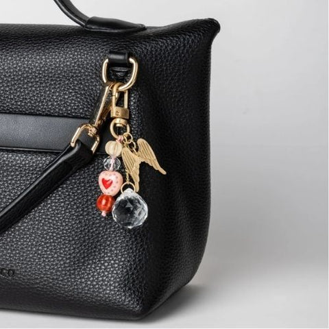 Ensemble signet et porte-clés Ailes d’ange Protection
