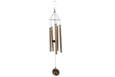 Carillon en métal fini bois
