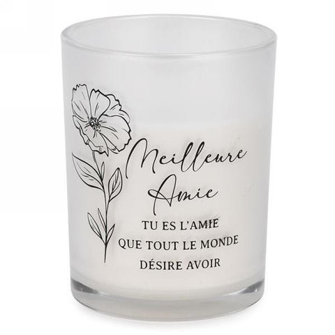 Chandelle parfumée "Meilleure amie"