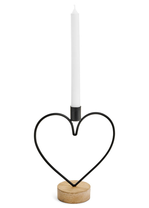 Chandelier avec base en forme de coeur